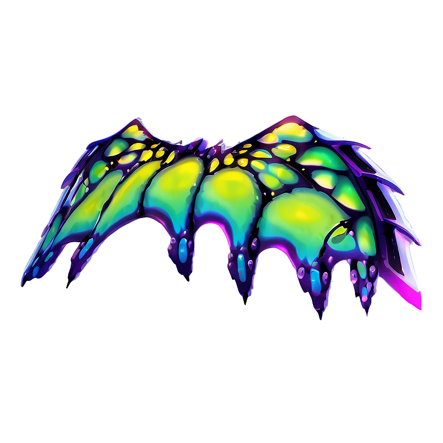 Neon Dragon Wings Png 71