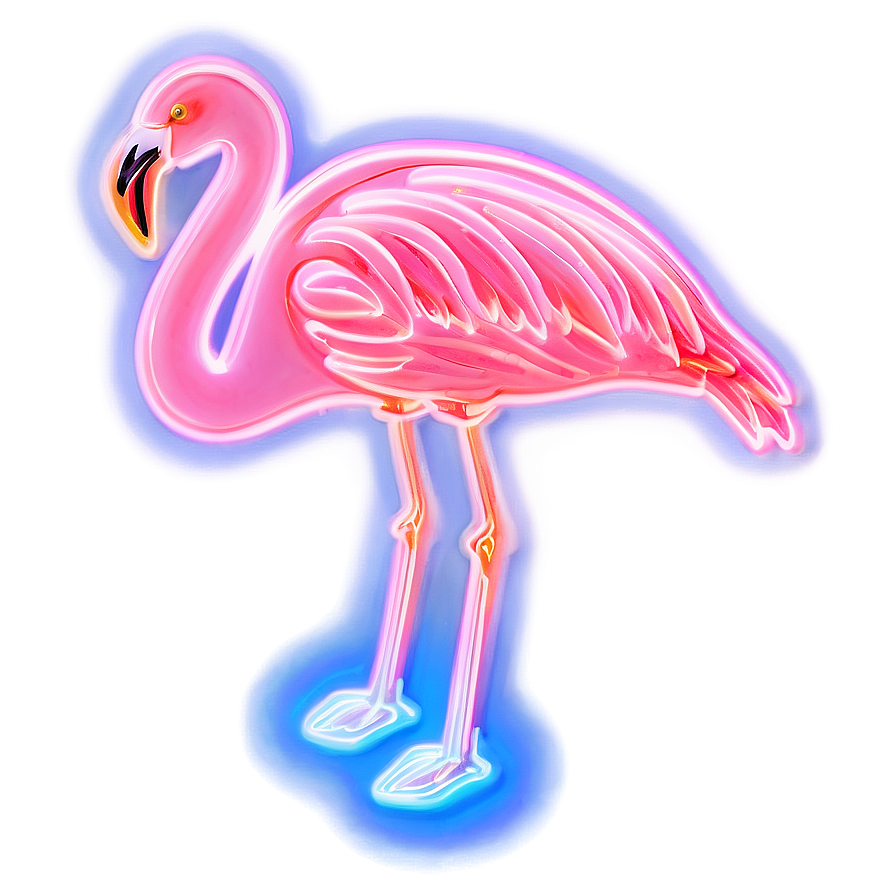 Neon Flamingo Light Png 06292024