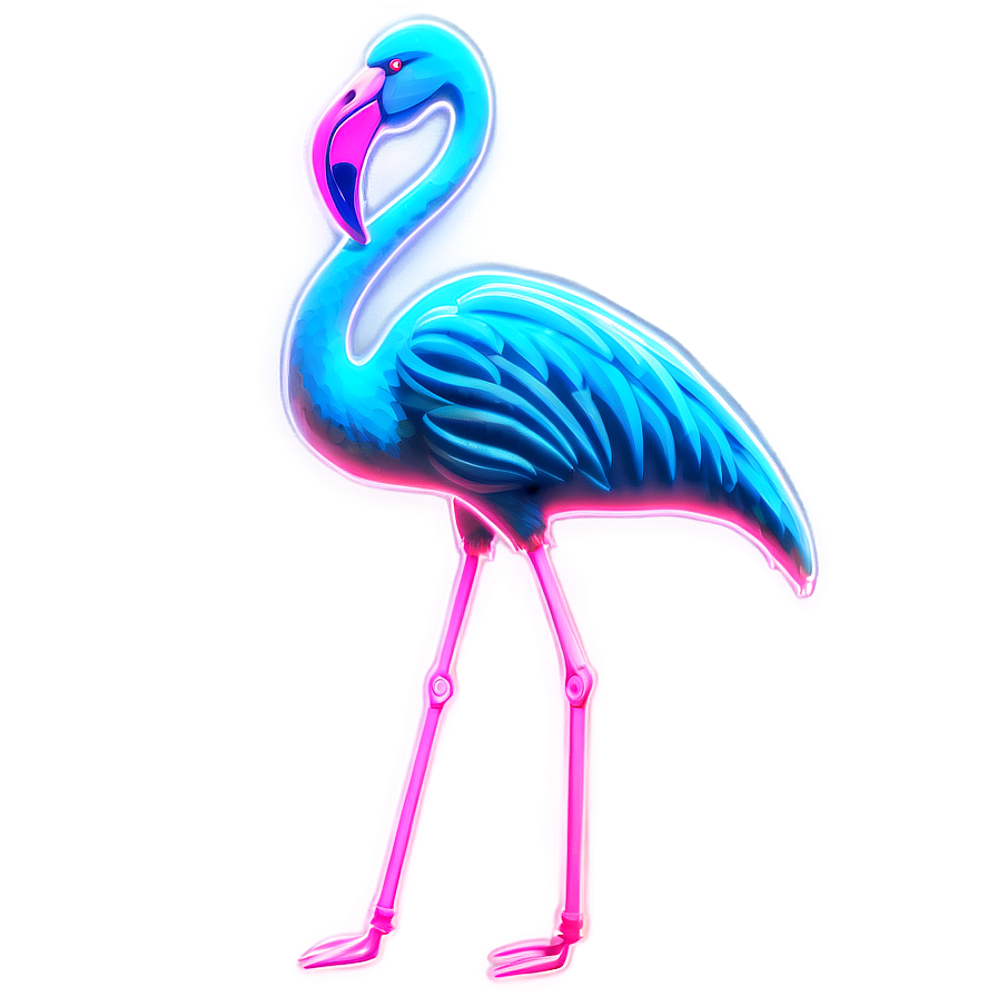 Neon Flamingo Light Png Pwq61