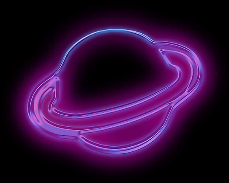 Transparent Purple Planet Png - Planeta Neon Png, Png Download PNG with transparent background