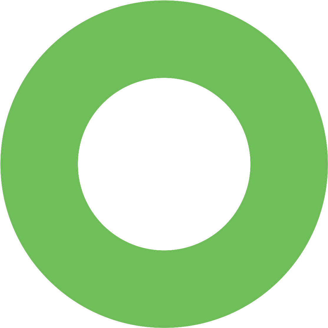 Neon Green Circle Graphic