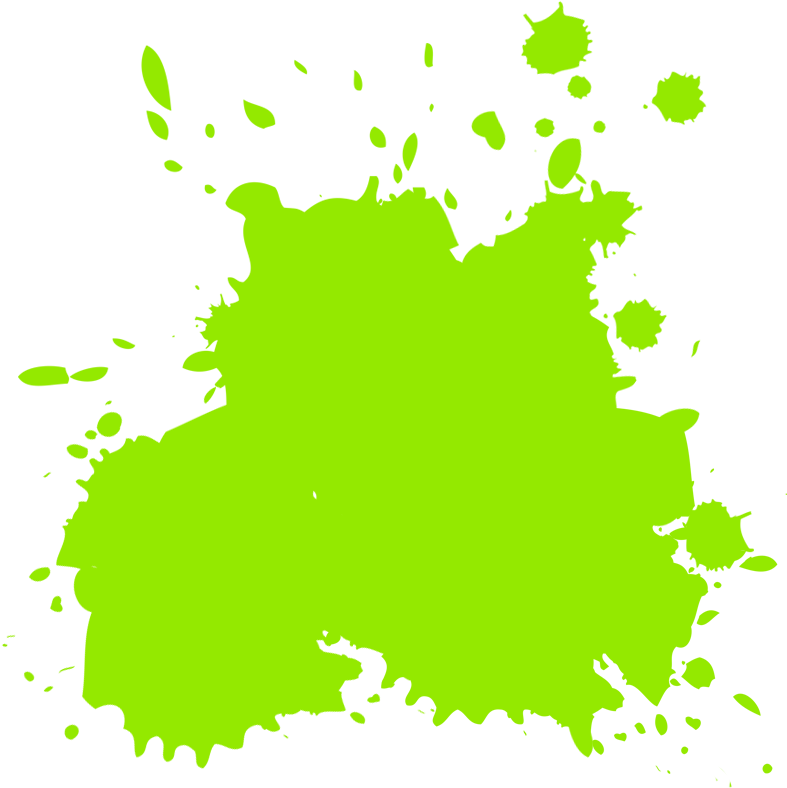 Neon Green Splatter Graphic