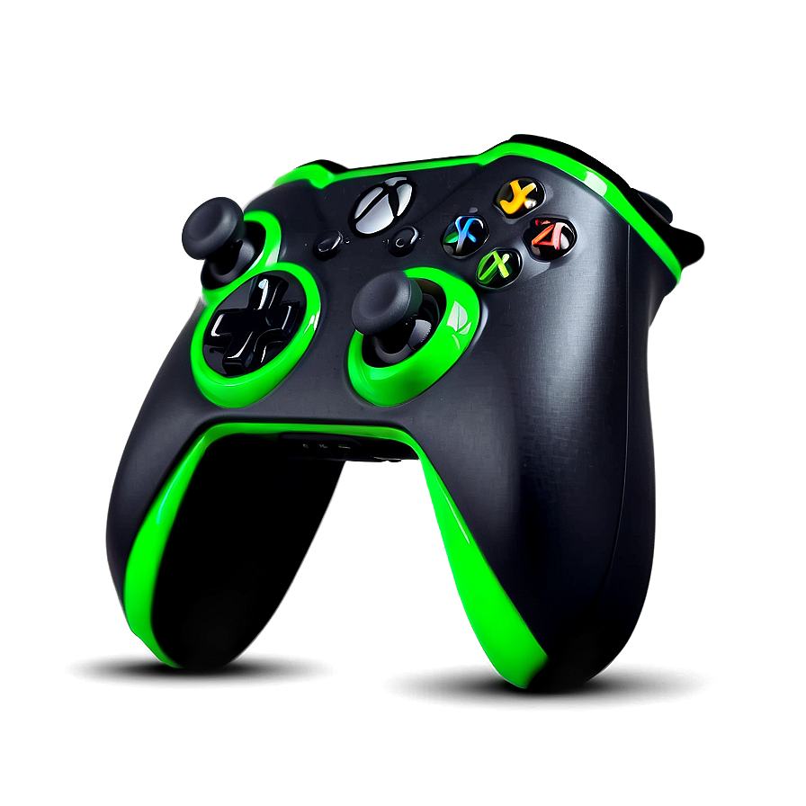 Neon Green Xbox Controller PNG reg98 PNG with transparent background