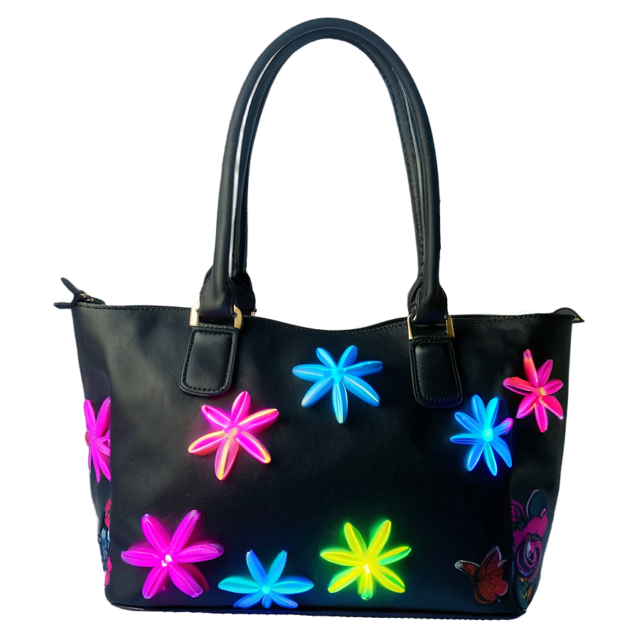 Neon Handbag Png Fpf67