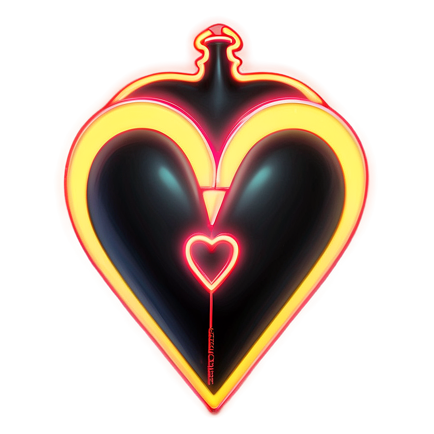 Neon Heart Symbol Png Nox3