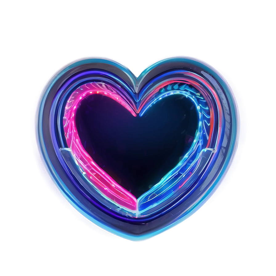 Neon Heart Vector Png Atk47