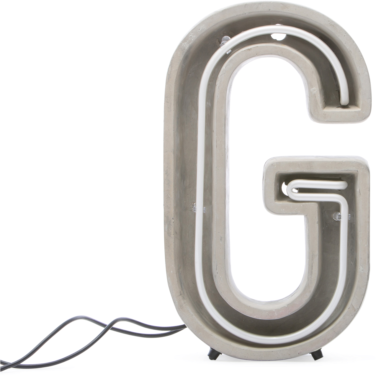 Alphacrete, Concrete Neon Light G-0 - Alphacrete G, HD Png Download PNG with transparent background