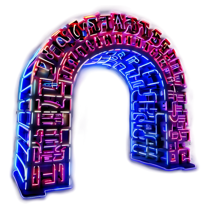 Neon Light Arch Png Yul