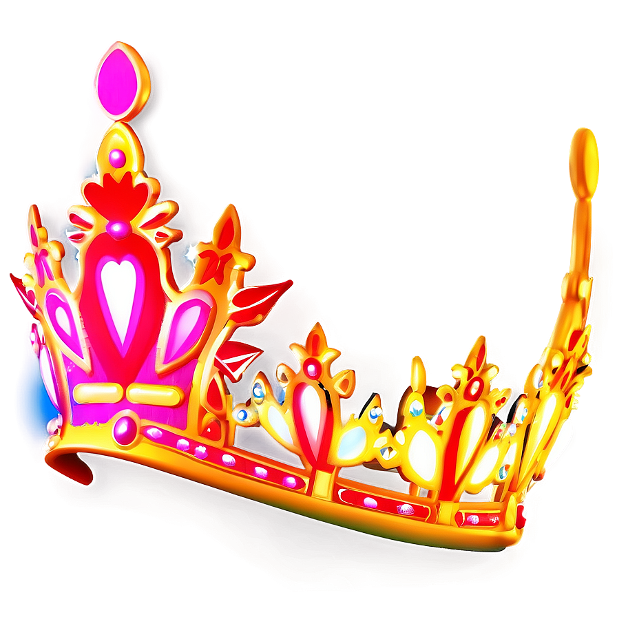 Neon Light Crown Art Png Rwe1