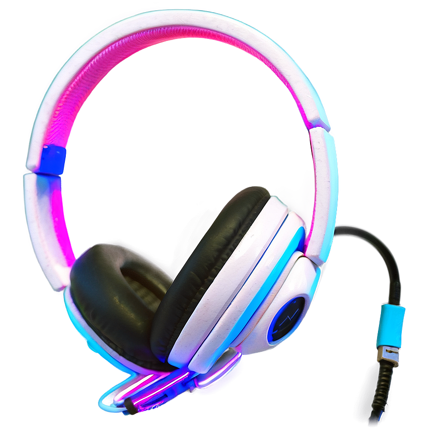 Neon Light Headphones Png Ojg