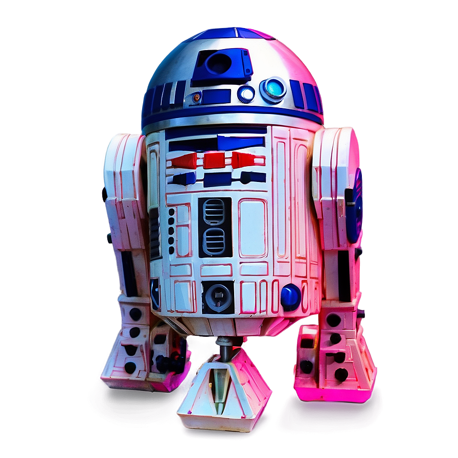 Neon Light R2d2 Image Png Bxe13