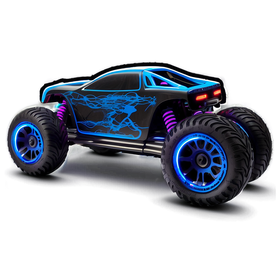 Neon Light Rc Car Png 06252024