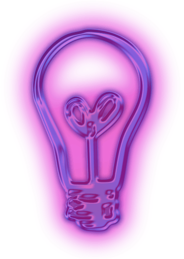 Neon Lightbulb Glow