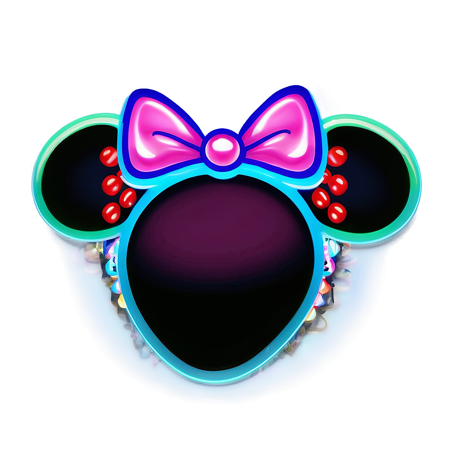 Neon Minnie Mouse Ears Png 97