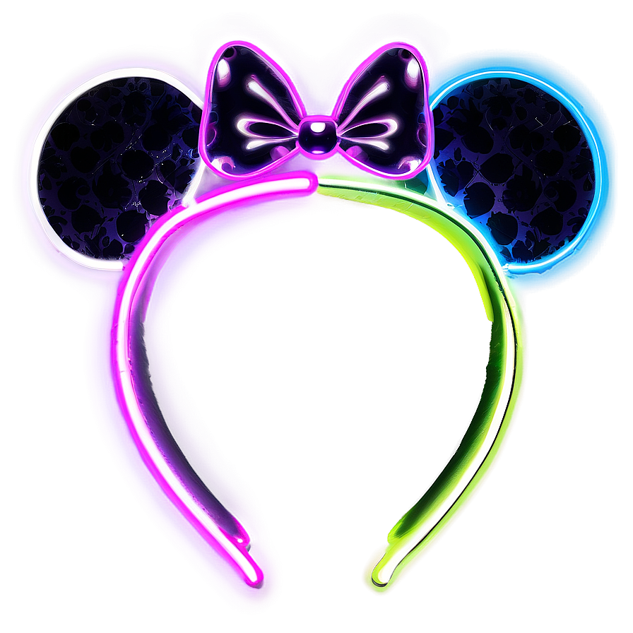 Neon Mouse Ears Png Sie2