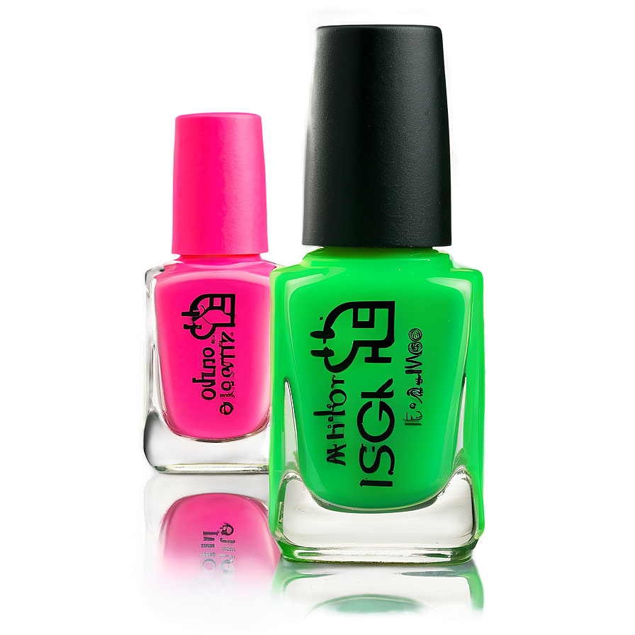 Neon Nail Polish PNG 05252024 PNG image with a transparent background, free high-resolution download
