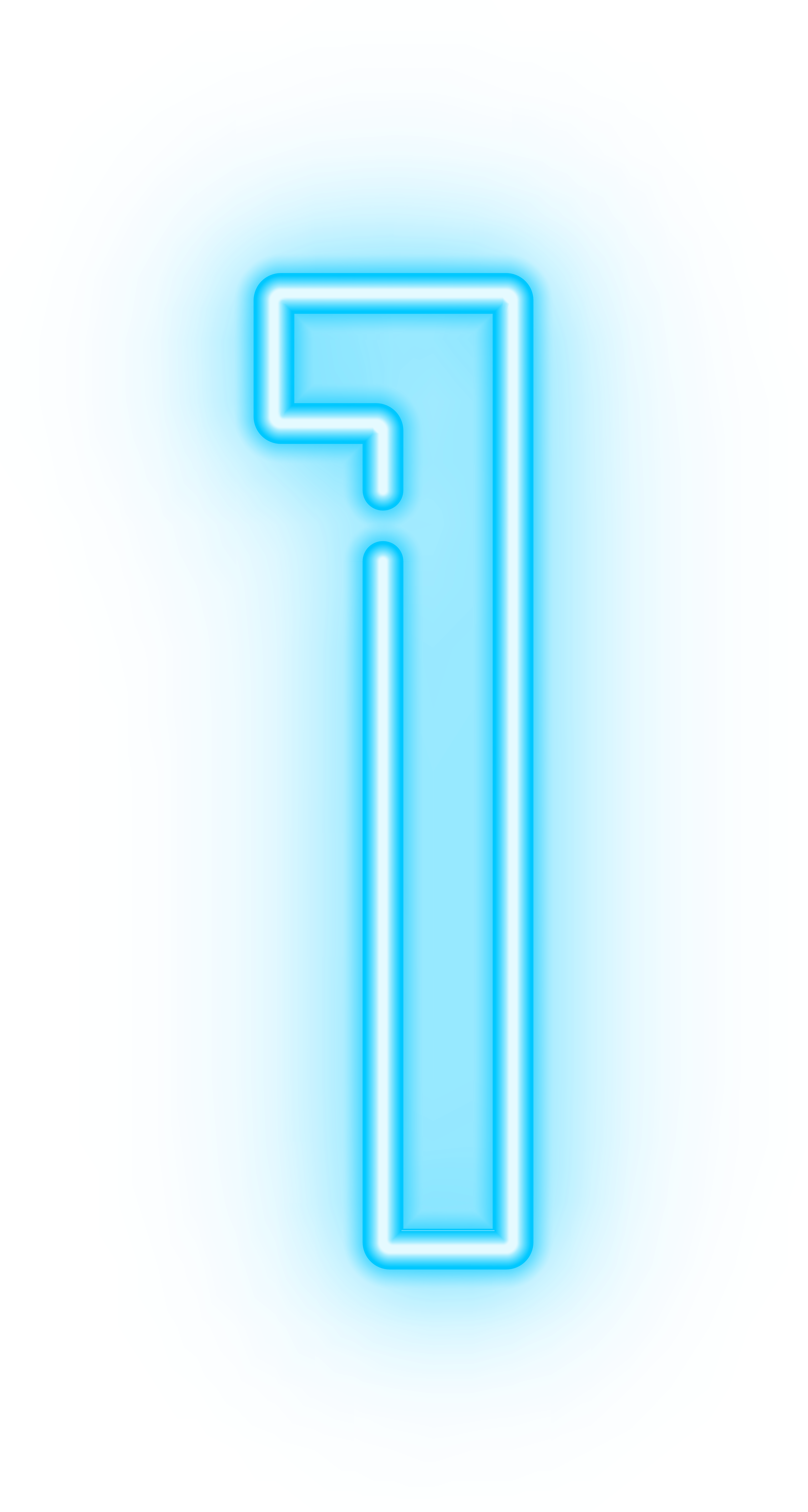Neon Numbers Png , Png Download - Neon Light Numbers Png, Transparent Png PNG with transparent background