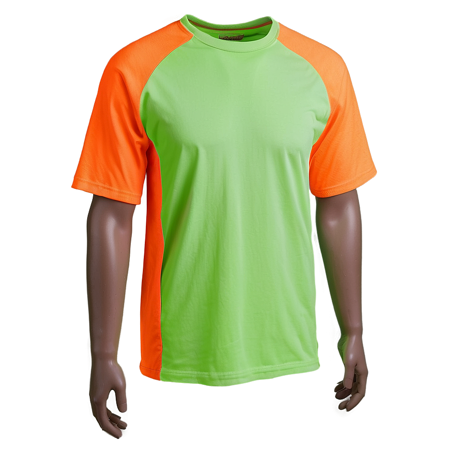 Neon Orange Blank Shirt Png 79