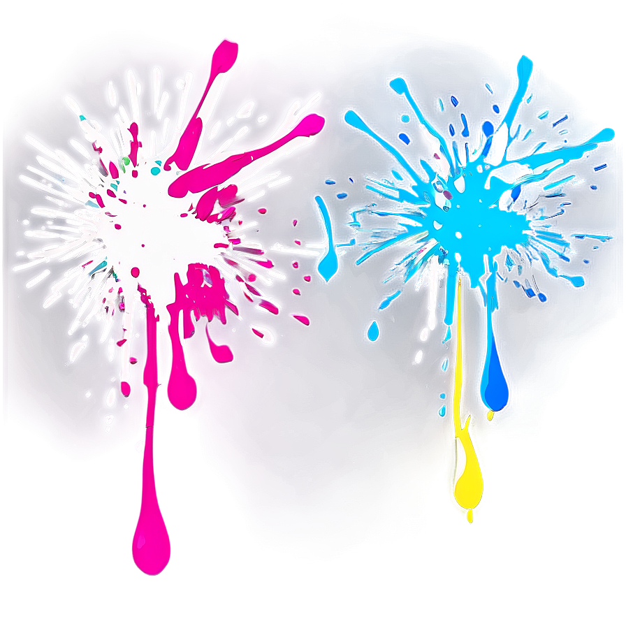 Neon Paint Splatter Png Jmg16