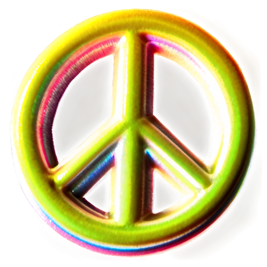 Neon Peace Sign PNG xkt PNG image with a transparent background, free high-resolution download
