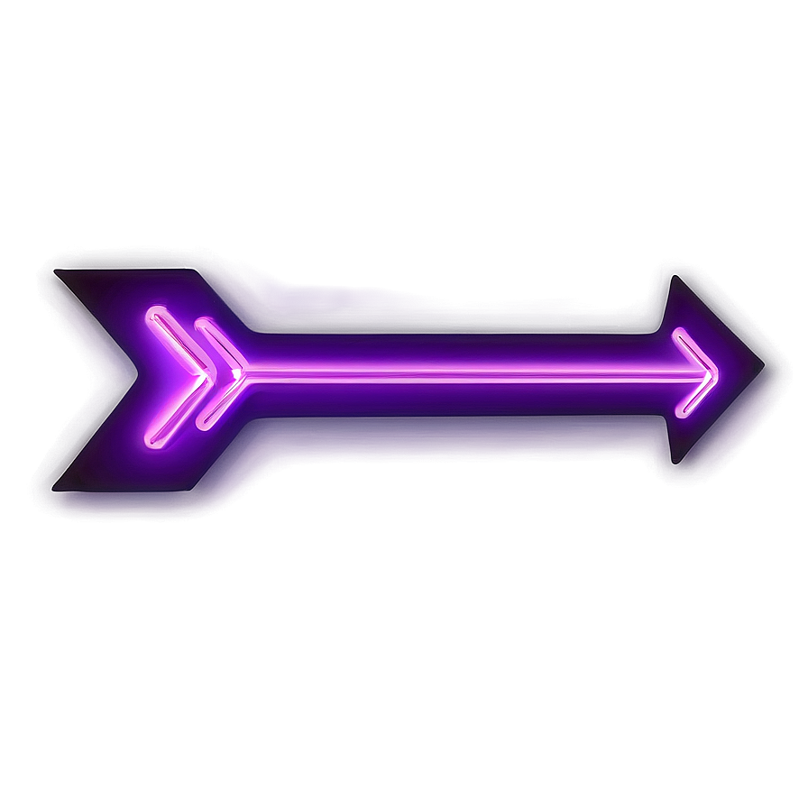 Neon Purple Arrow Design Png Dhr