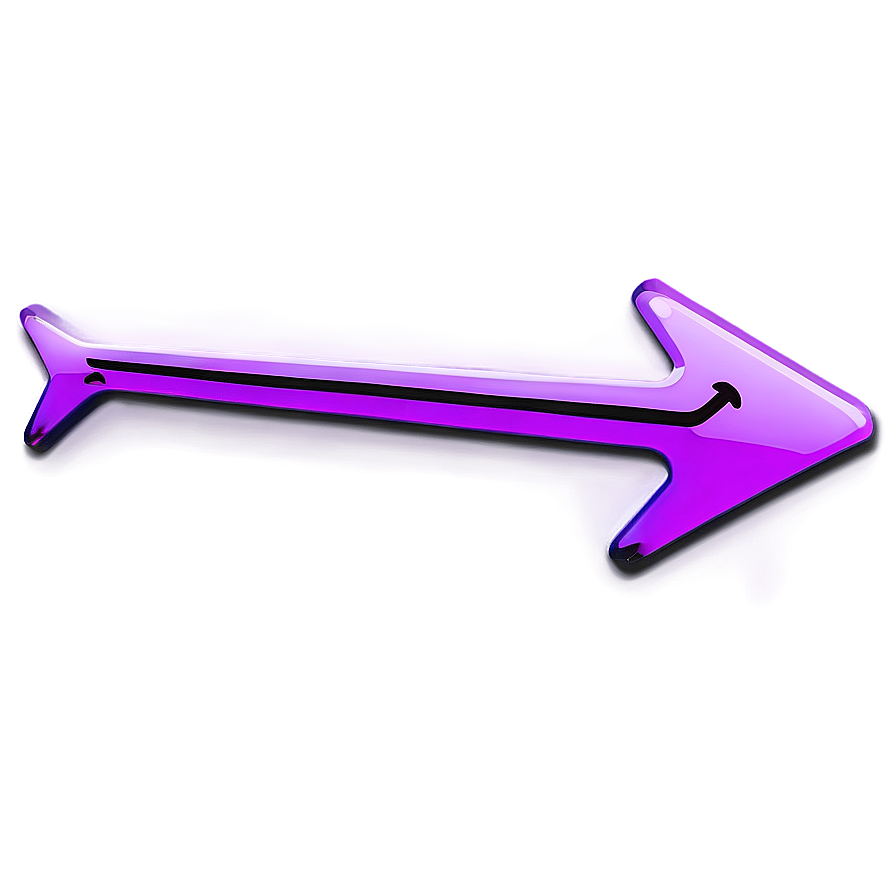 Neon Purple Arrow Design Png Ppa76