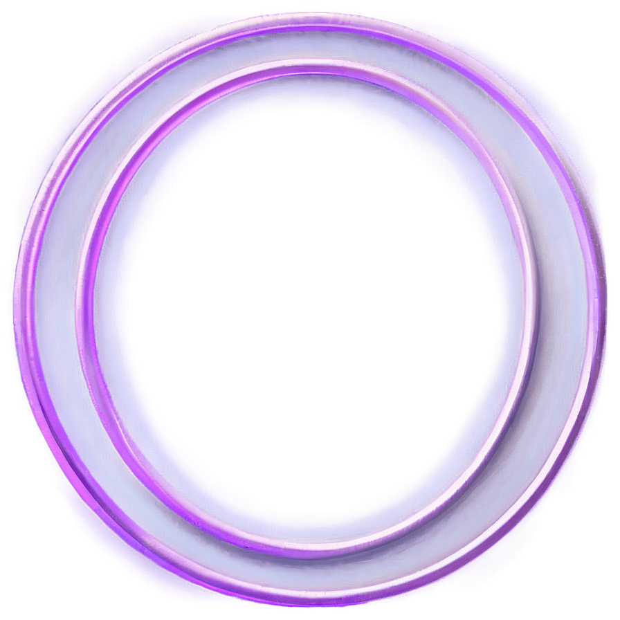 Neon Purple Circle Outline Png 06202024