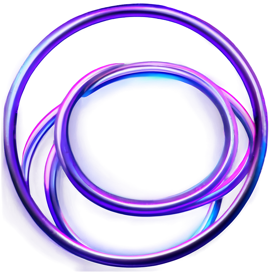 Neon Purple Circle Outline Png 10