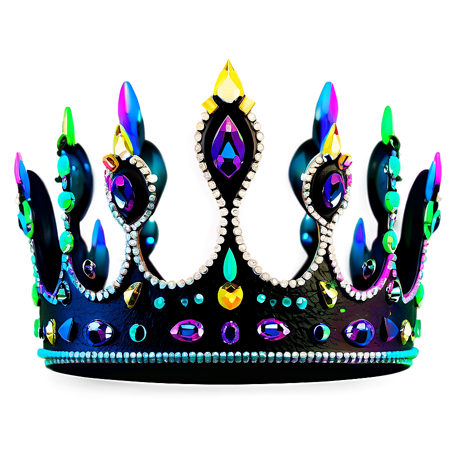 Neon Queen Crown Png 48