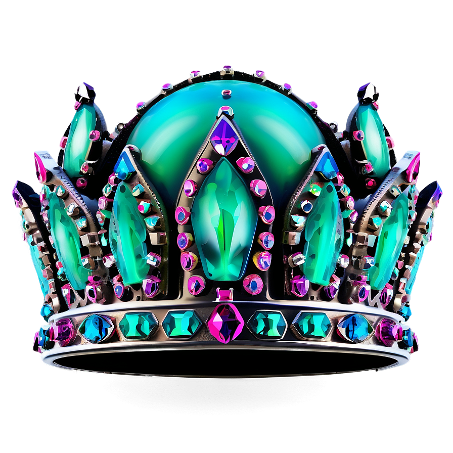 Neon Queen Crown Png 76