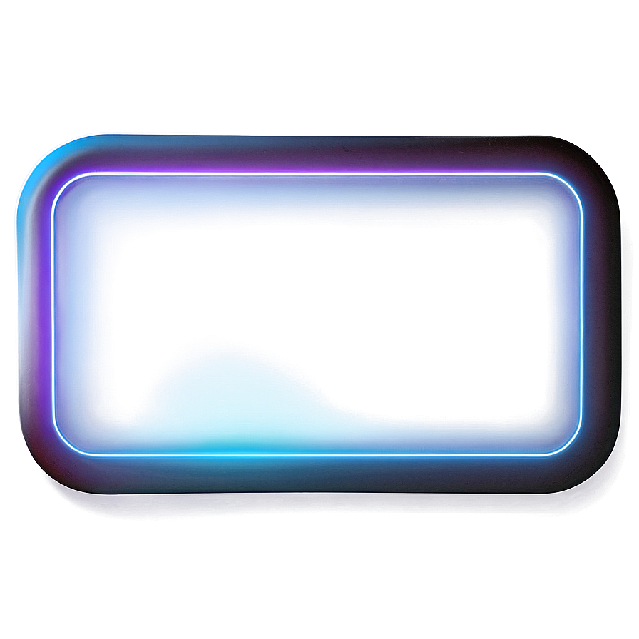 Neon Rectangle Element Png Txl82