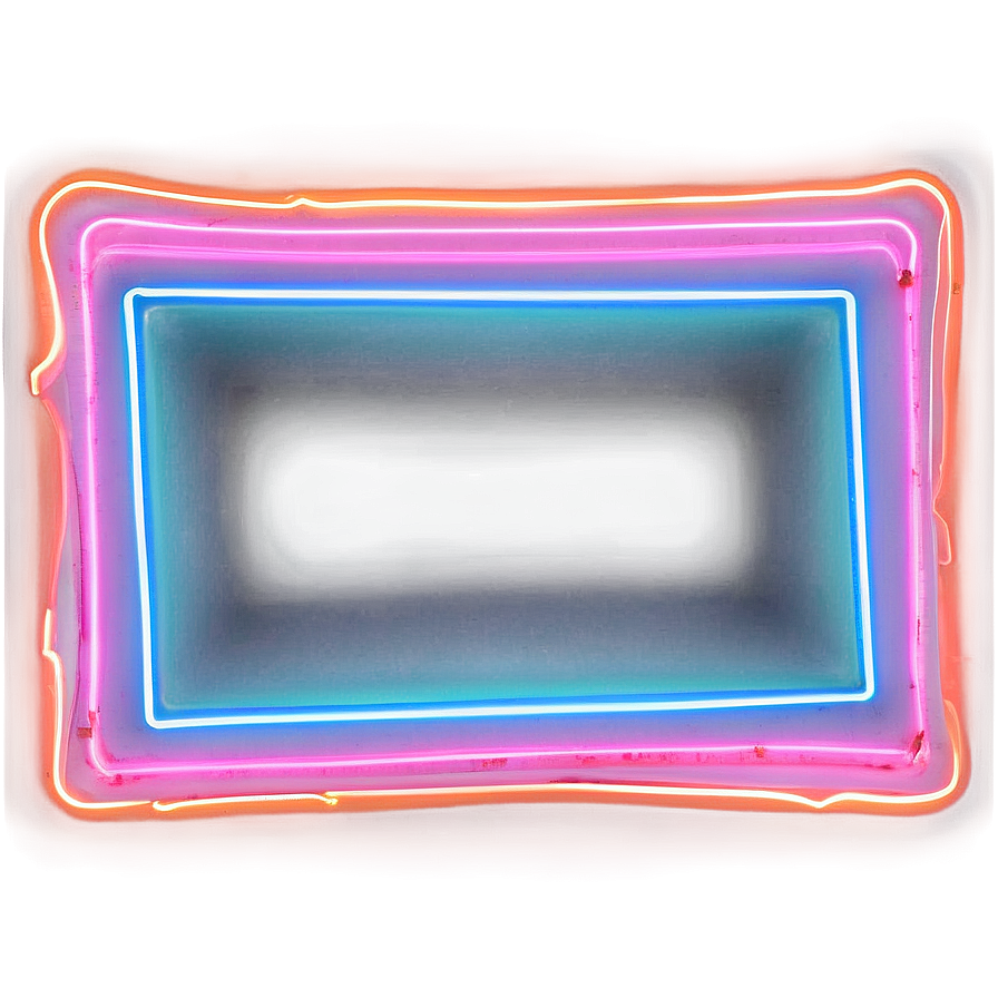 Neon Rectangle Illustration Png 57