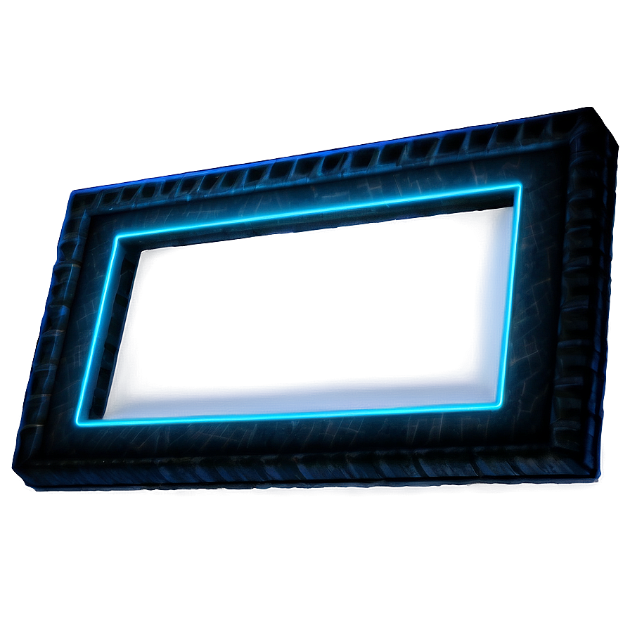 Neon Rectangle Style Png 06272024