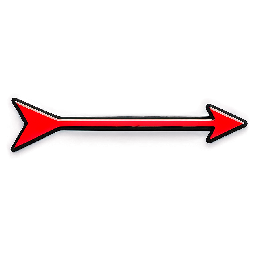 Neon Red Arrow Png Tfw