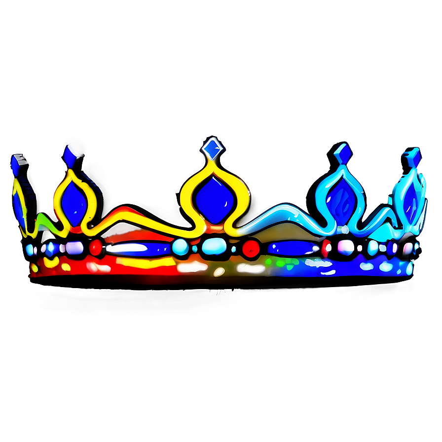 Neon Royal Crown Png Rmo