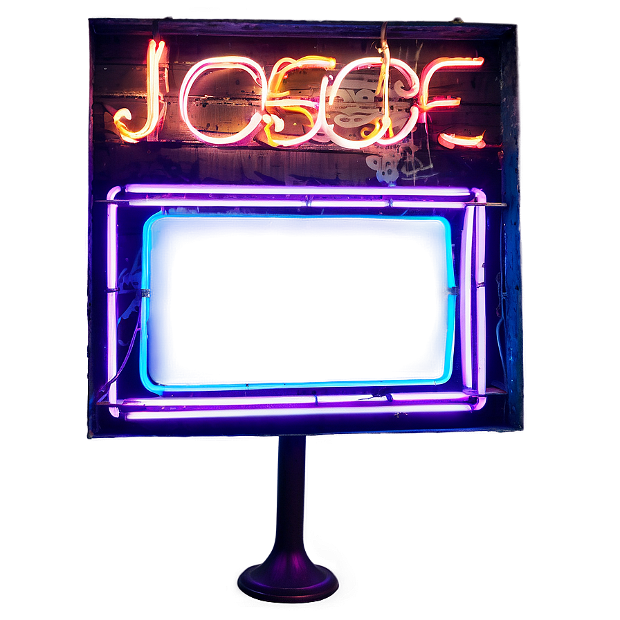 Neon Sign Text PNG nfr PNG with transparent background