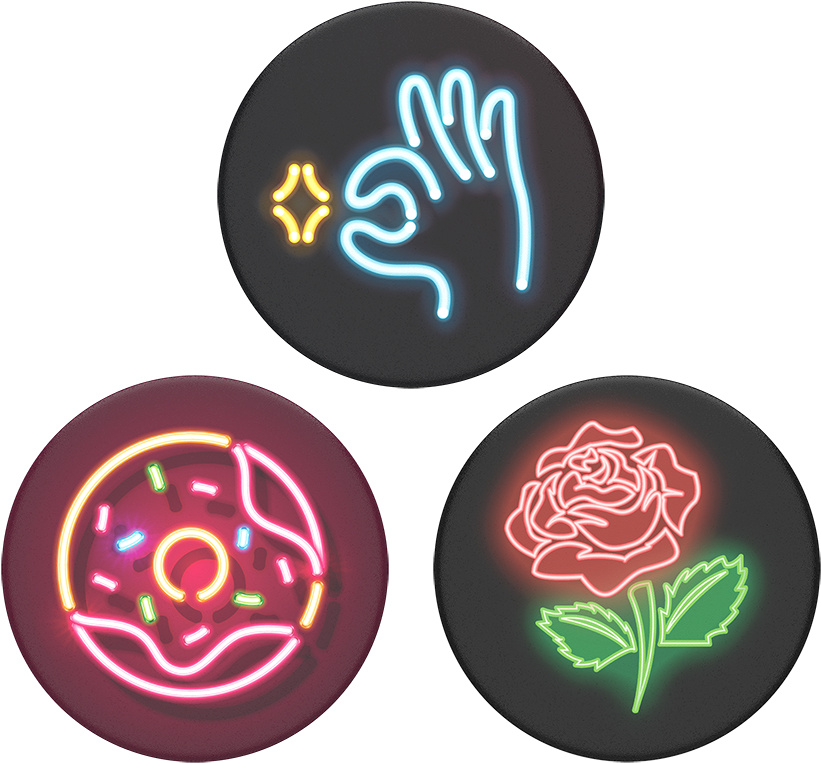Transparent Neon Lights Png - Neon Donut, Png Download PNG with transparent background
