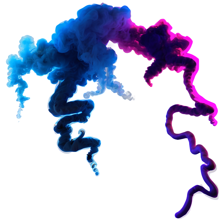 Neon Smoke Silhouette Png 57