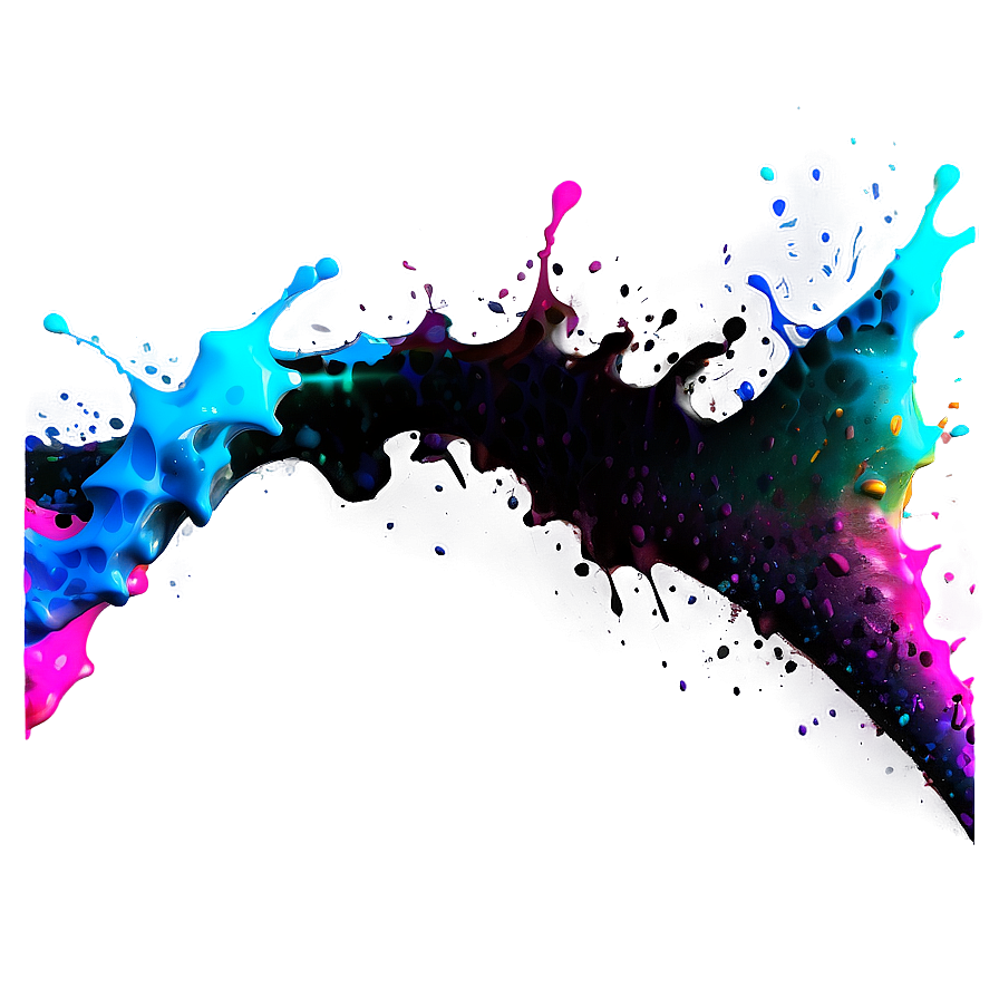 Neon Splash Effect Png 82