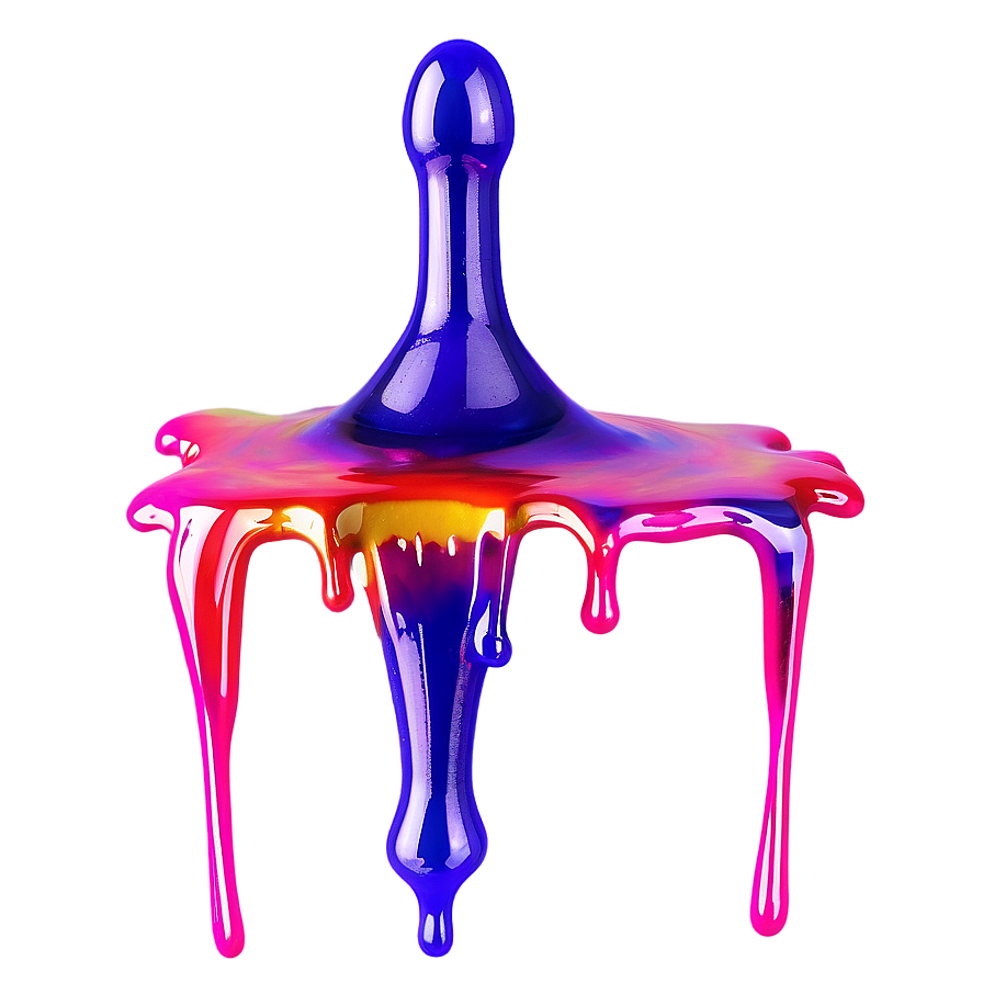 Neon Spray Paint Drip Png 65