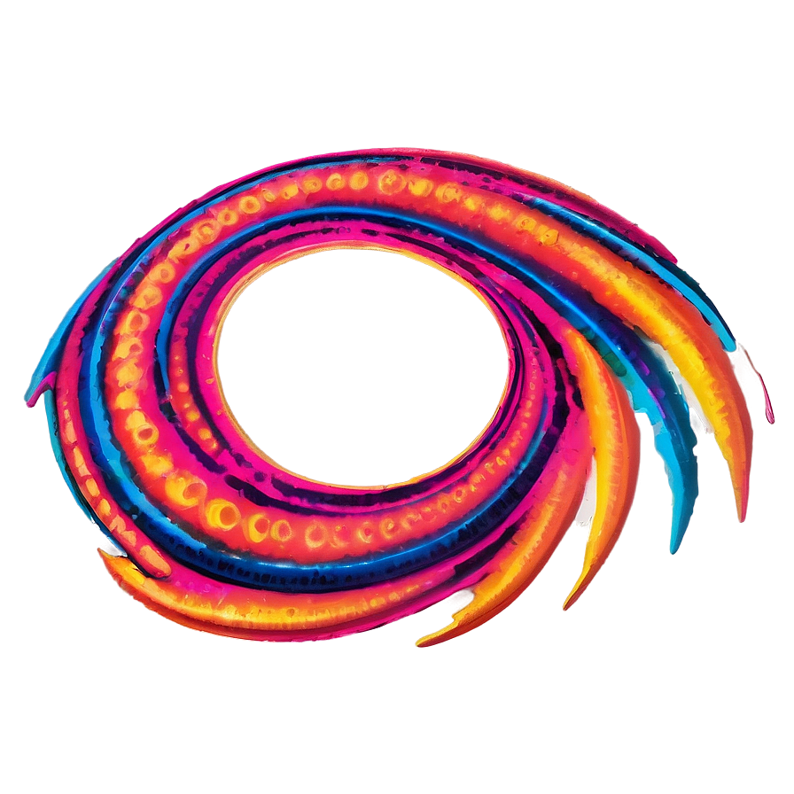 Neon Swirl Png 65