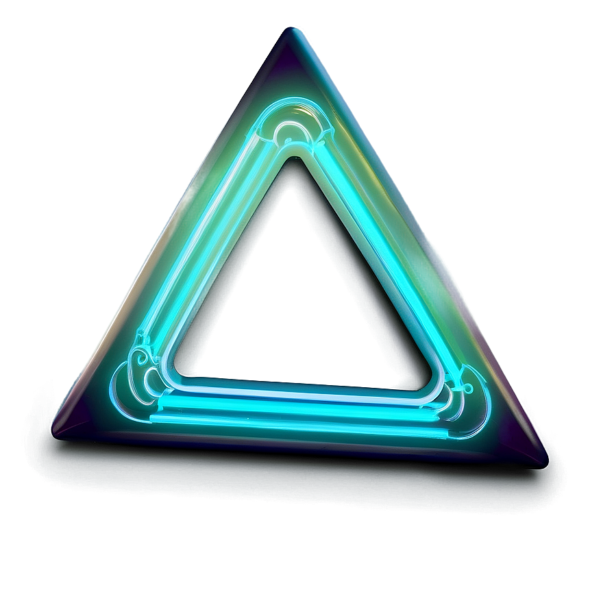 Neon Triangle Light Png Fpv