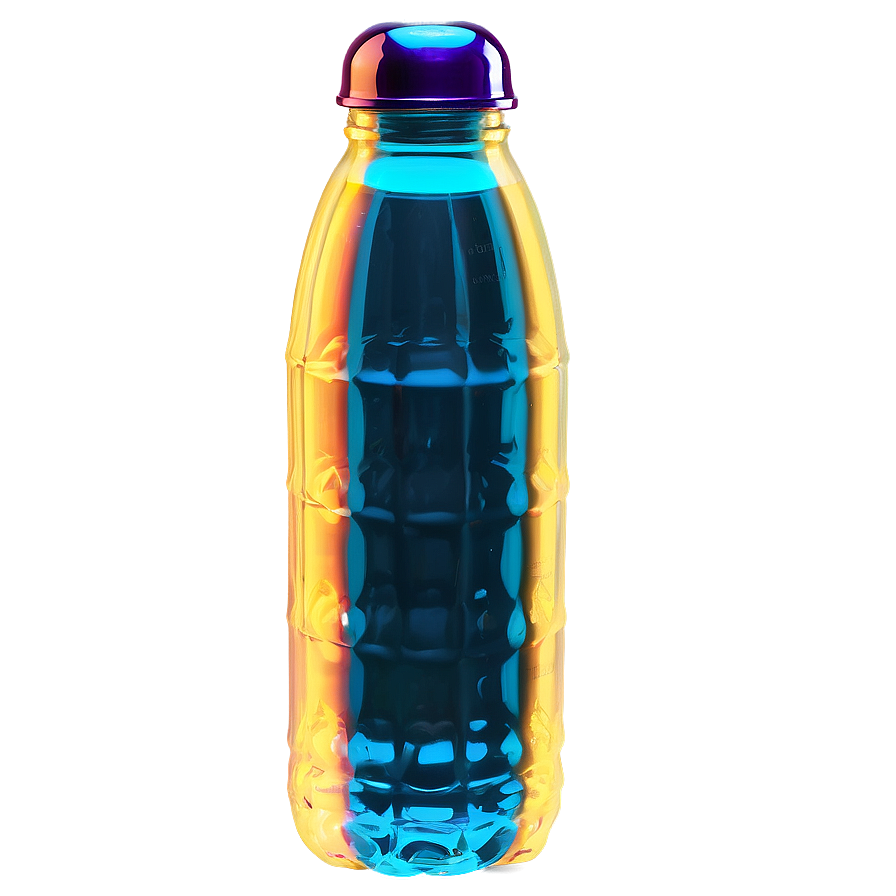 Neon Water Bottle Png 05042024