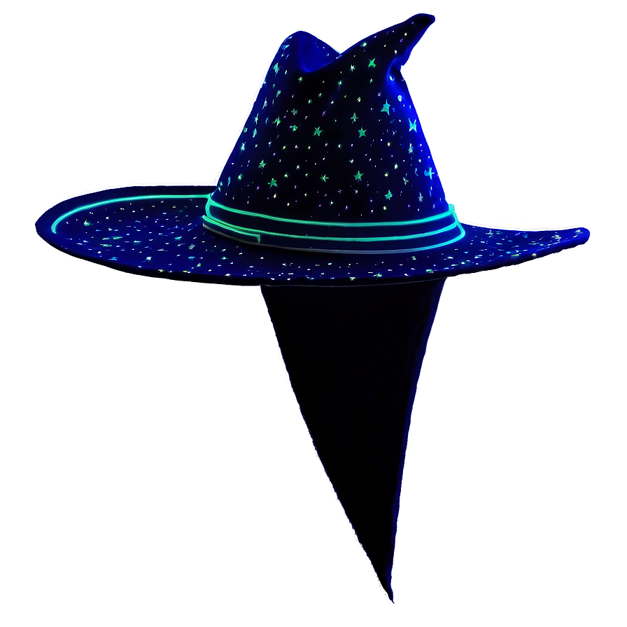 Neon Witches Hat Png 06292024