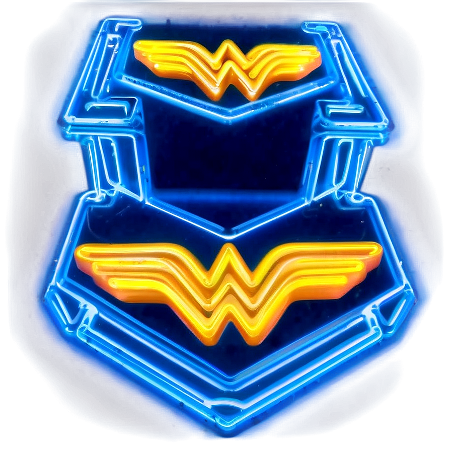 Neon Wonder Woman Logo Png 05252024