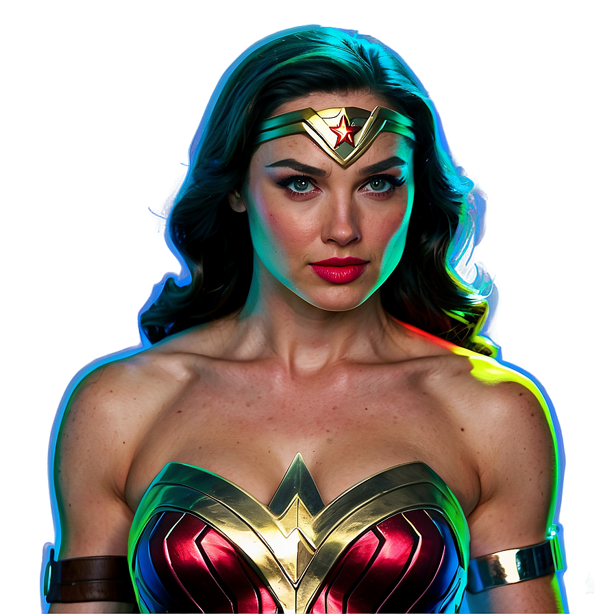 Neon Wonder Woman Logo Png Ucb