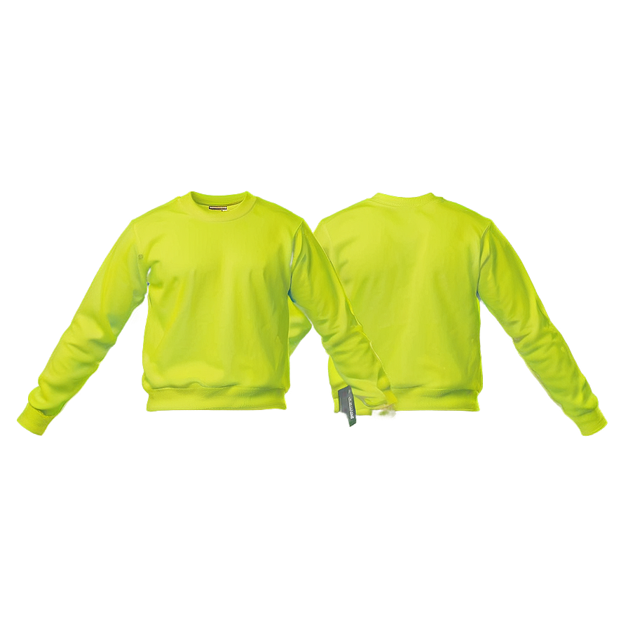 Neon Yellow Blank Shirt Png Fpa