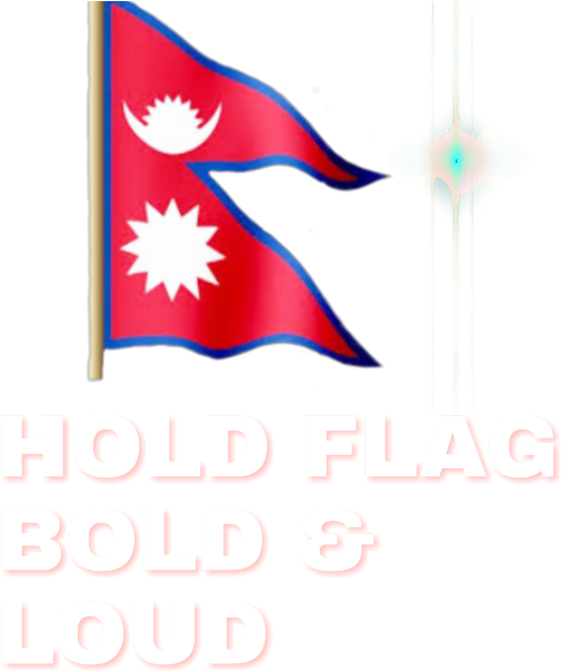 Nepali Flag Pride Illustration