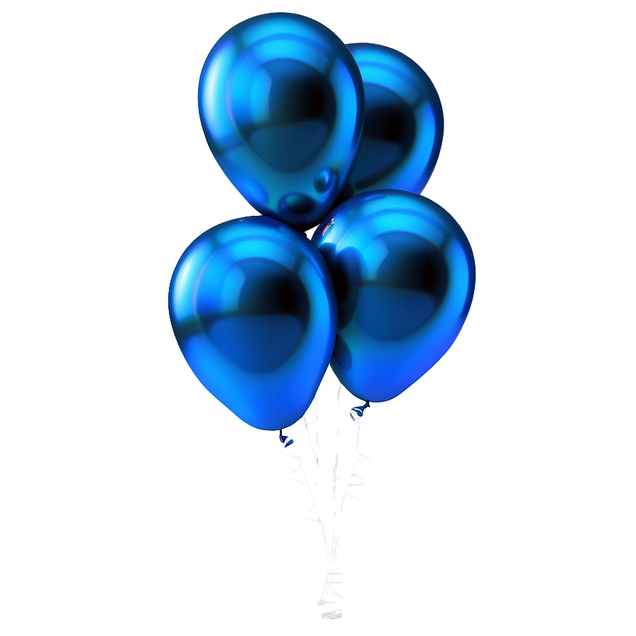 Neptune Blue Balloons Png 9