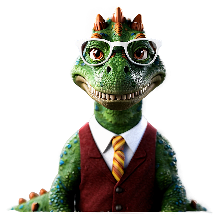 Nerd Dinosaur Png Abv